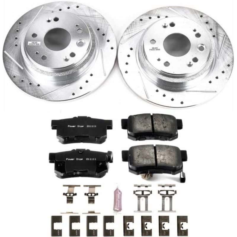 PowerStop — Power Stop 02-04 Acura RL Rear Z23 Evolution Sport Brake Kit - view 1