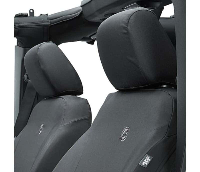 Bestop — Bestop 13-18 Jeep Wrangler JK Front Seat Covers (Black Diamond) - view 2
