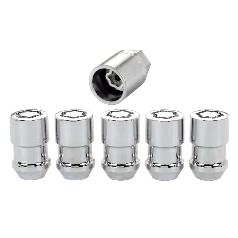 McGard — McGard Wheel Lock Nut Set - 5pk. (Cone Seat) 7/16-20 / 3/4 Hex / 1.46in. Length - Chrome - view 5