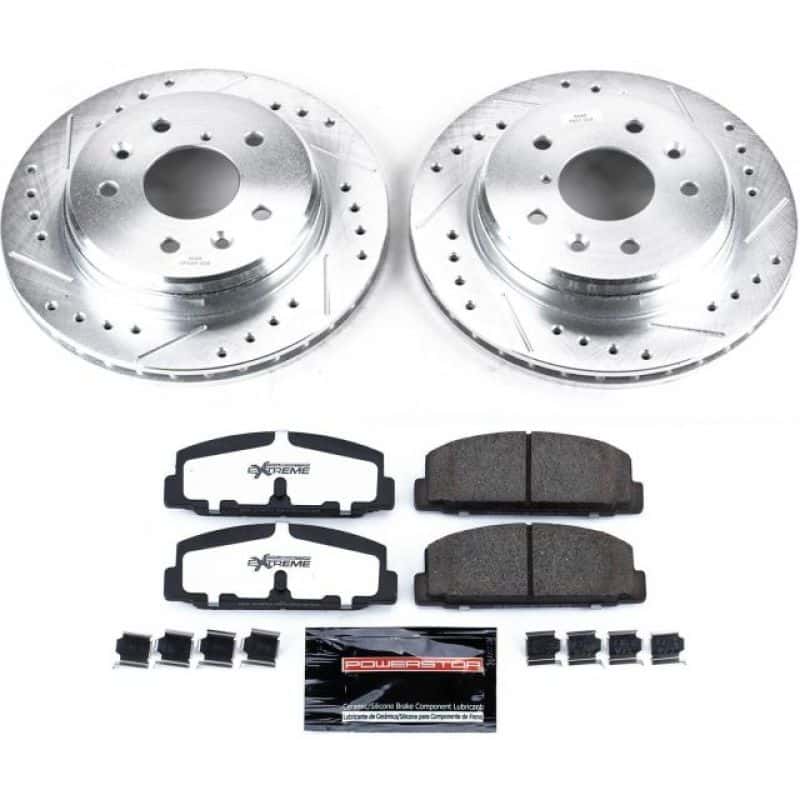 PowerStop — Power Stop 86-91 Mazda RX-7 Rear Z26 Street Warrior Brake Kit - view 1