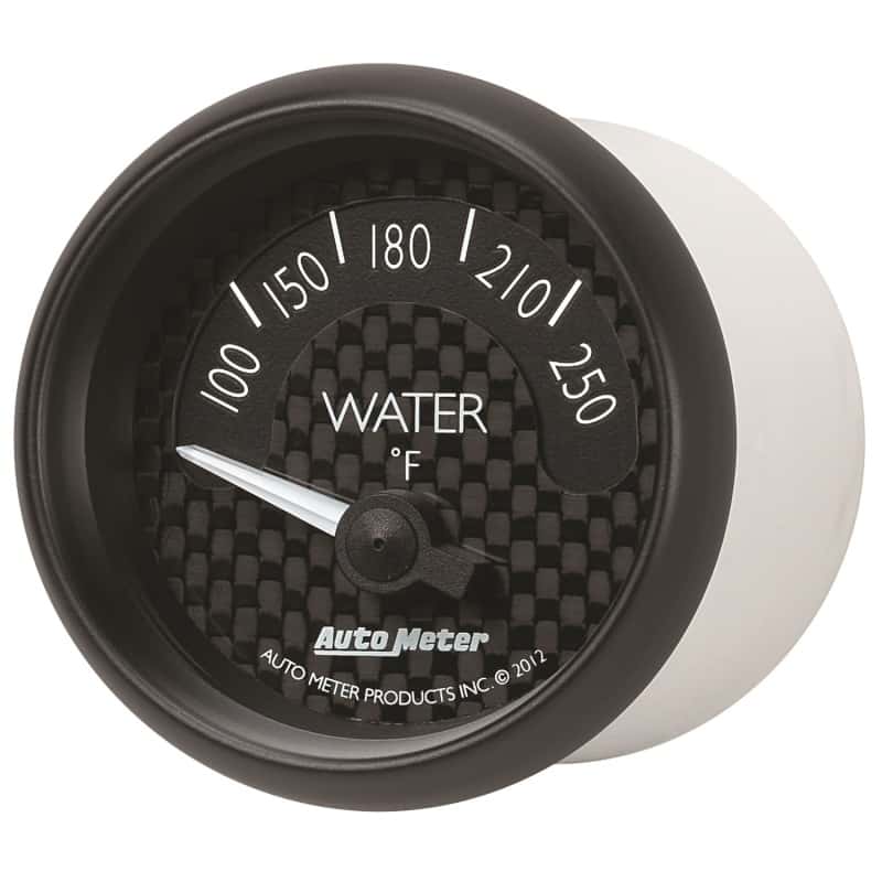 AutoMeter — Autometer GT Series 52mm Short Sweep Electronic 100-250 Deg F Water Temperature
2-1/16" WATER TEMP, - view 8