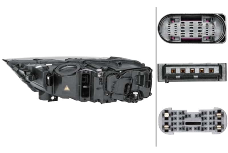 Hella — Hella 2017-2019 Audi Q7 Halogen Headlight Assembly
FogLightAssembly - view 4