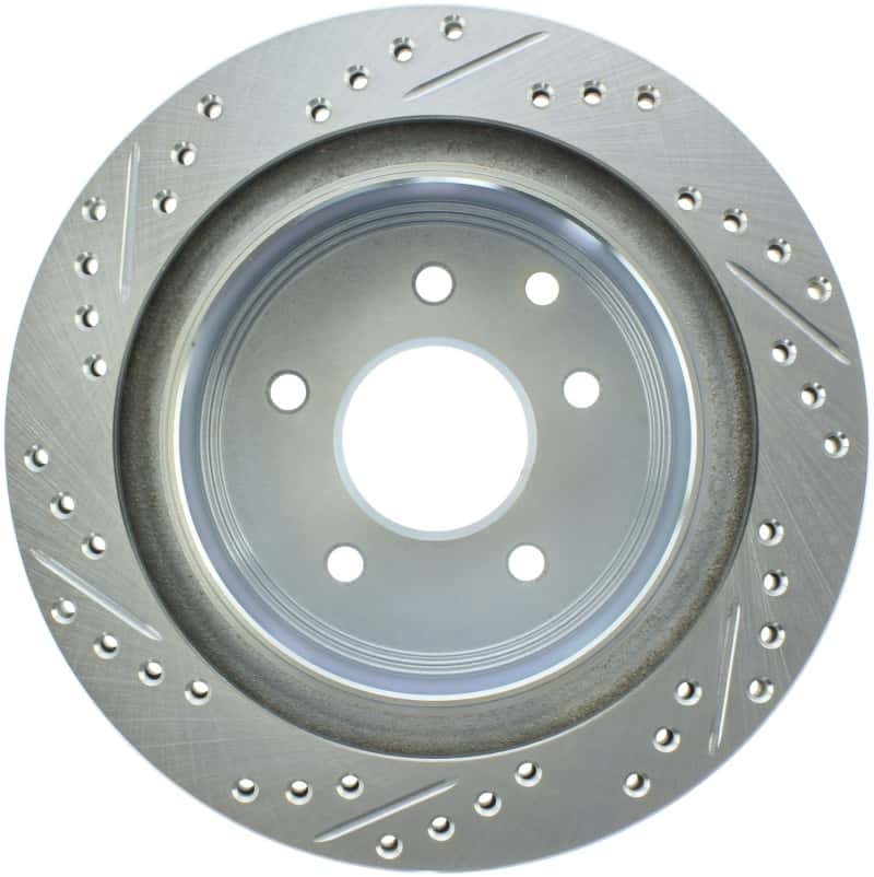 Stoptech — StopTech Select Sport Nissan Slotted and Drilled Left Rear Rotor
Drill/Slotted Rotor - view 2