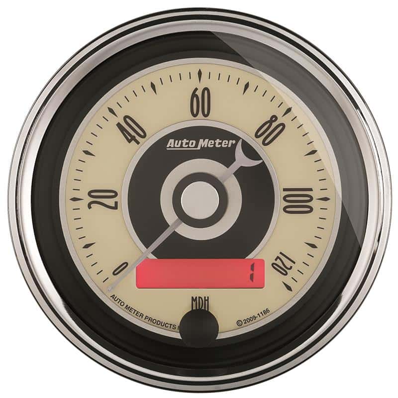 AutoMeter — AutoMeter Gauge Speedometer 3-3/8in. 120MPH Elec. Programmable Cruiser Ad
GA 3.4" SPD ELEC CAD - view 2