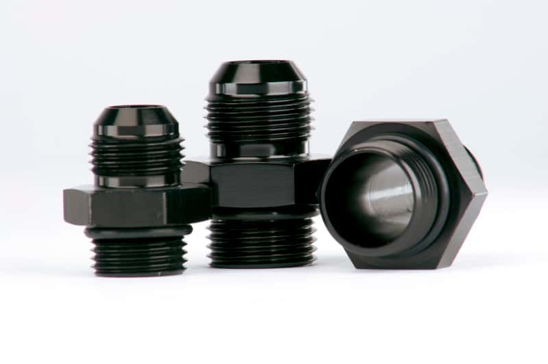 Aeromotive — Aeromotive A2000 Pump Fitting Kit (Incl. (2) -10 AN Fittings/(1) -8 AN Fitting/O-Rings)
Fitting - view 2