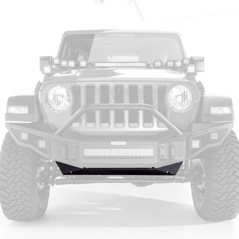 Go Rhino — Go Rhino 18-20 Jeep Wrangler JL/JLU Rockline Front Bumper Skid Plate
Rockline Skid Plate - view 1