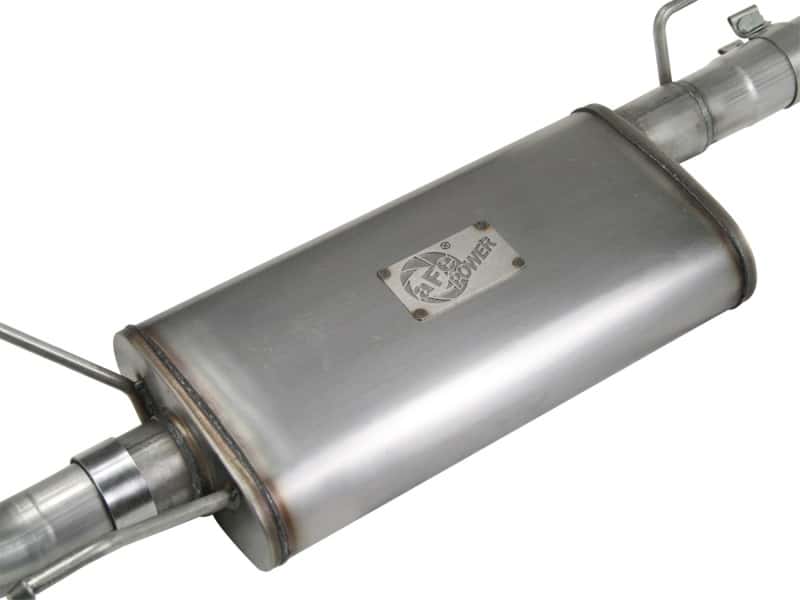 aFe — aFe MACHForce XP 2.5in 409SS Cat Back Exhaust w/ 304SS Polished Tip 05-13 Toyota Tacoma V6 4.0L
Cat-Back Exhaust
ExhstSysKt - view 3