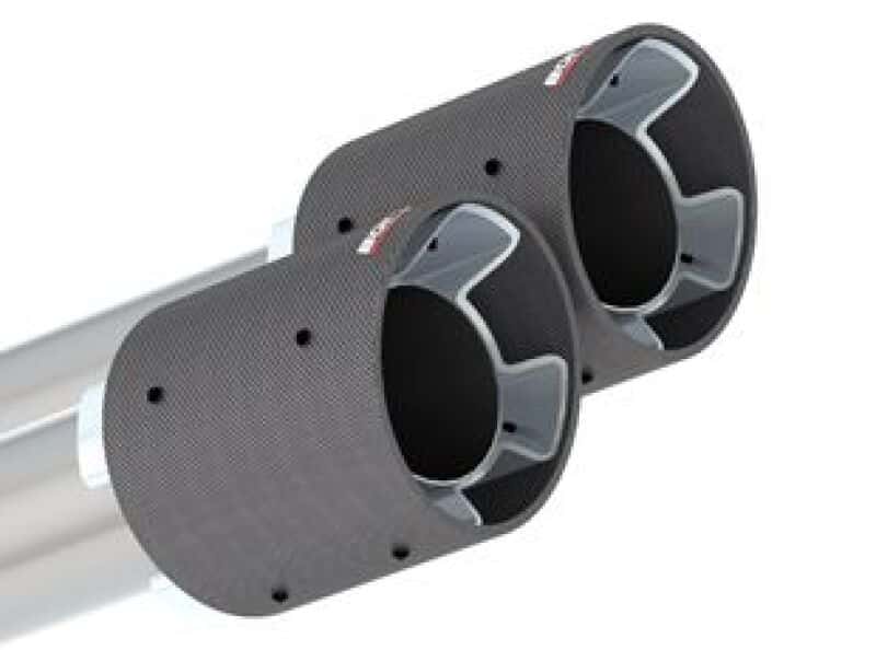 Borla — Borla 21-22 Chevy Tahoe 5.3L V8 2/4WD 4DR 3in/2.75in S-Type Cat-Back Exhaust w/ Carbon Fiber Tips
Cat-Back System - view 2