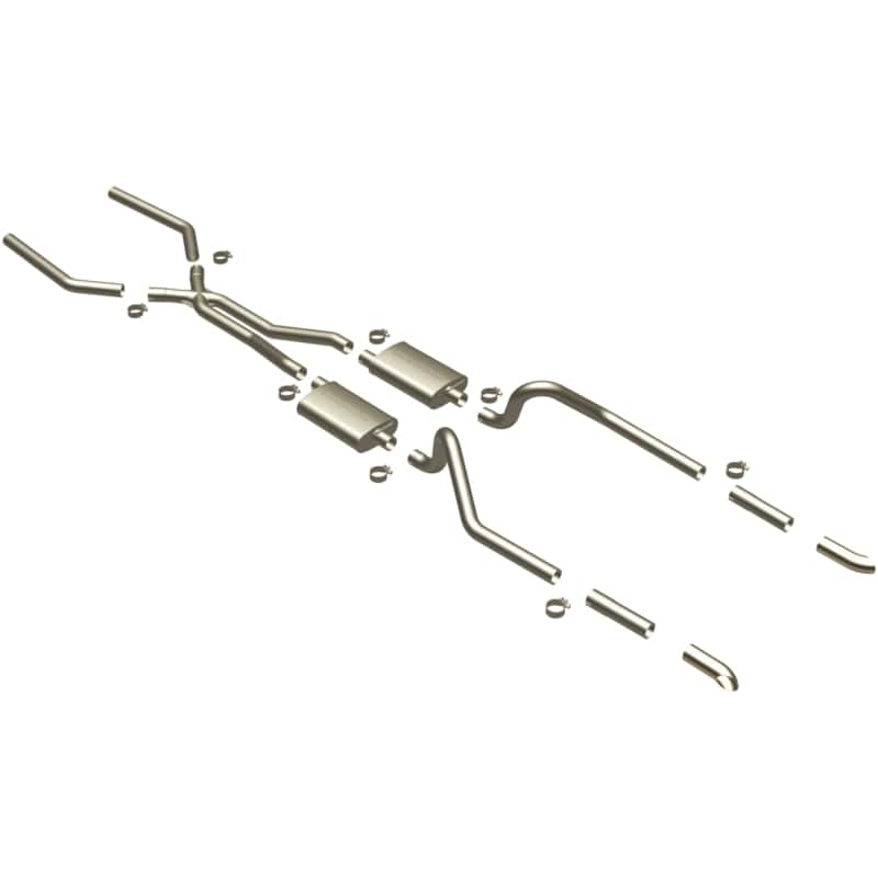 Magnaflow — MagnaFlow SYS C/B 67-70 Mustang 2.50inch w/Tru-X
Crossmember-Back
Cat-Back - view 8
