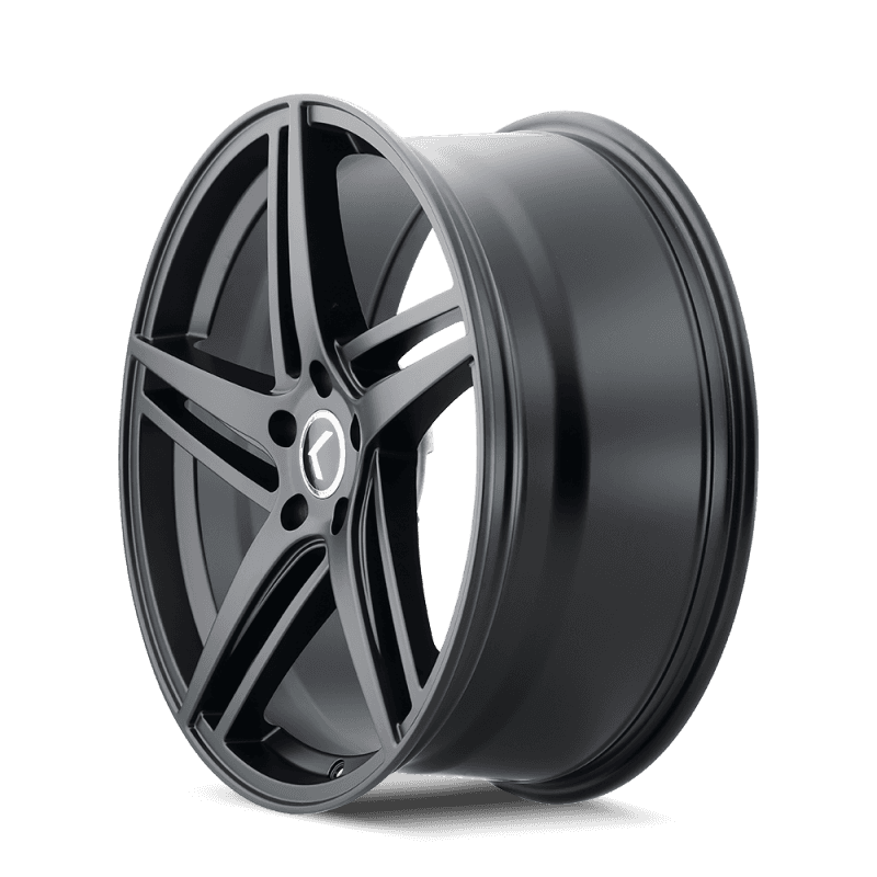 Kraze Wheels — Kraze KR195 Milano 20x8.5 / 5x112 BP / 38mm Offset / 66.56mm Hub Satin Black Wheel
KRAZE KR195 - view 2