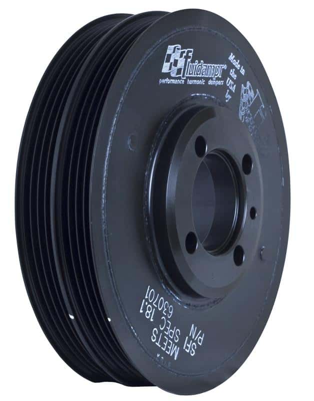 Fluidampr — Fluidampr Mitsubishi 4G63/T DSM I-4 Steel Internally Balanced Damper
Harmonic Balancer - view 2
