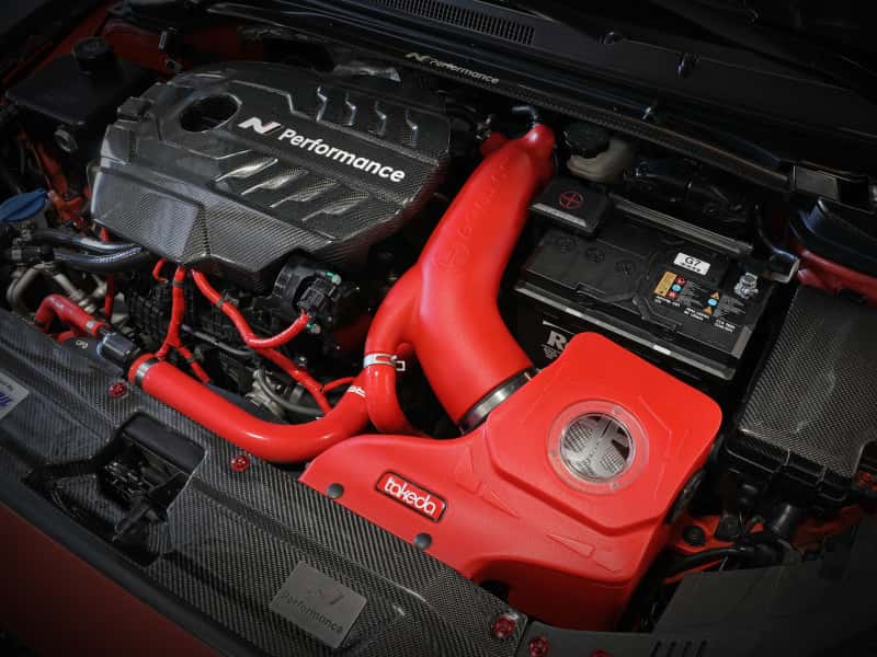 aFe — AFE Takeda 19-20 Hyundai Veloster N 2.0L (t) Momentum Cold Air Intake System w/Pro DRY S Filter
Takeda Intake System - view 9