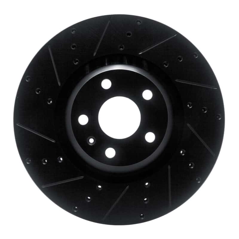 R1 Concepts — R1 12-15 Audi TTS Quattro Front Left Drilled & Slotted Black Brake Rotor
R1 Brake Rotor Drill - view 1