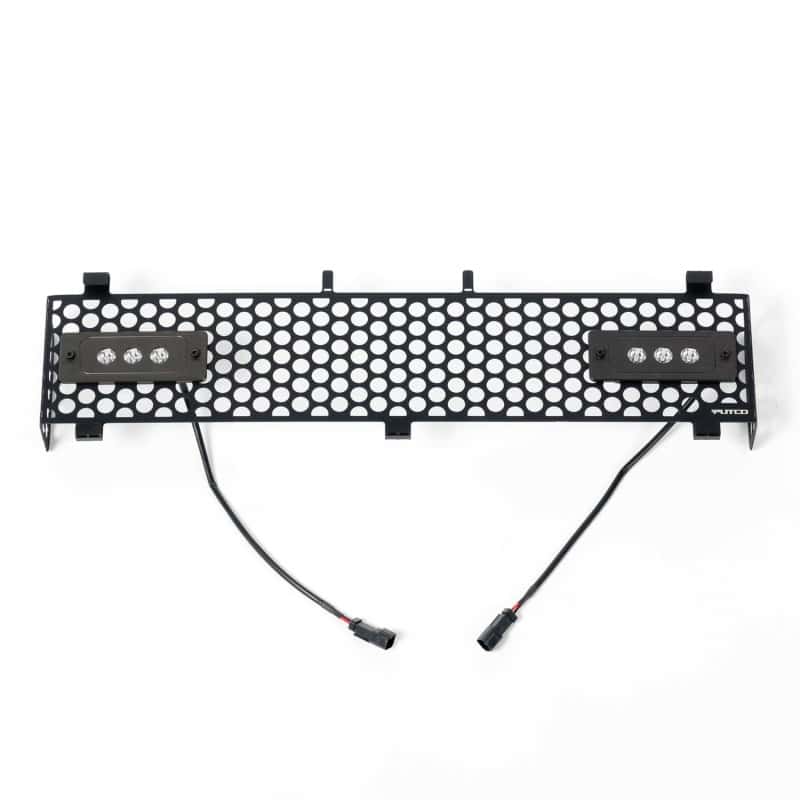 Putco — Putco 11-16 Ford SuperDuty - SS Black Punch Design w/ Qty 2 - 6in Light bars Bumper Grille Inserts
BmprValanceGrilleIns - view 2