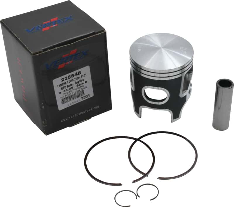 Vertex Pistons — Vertex Pistons 22-23 XX 250/99-24 YZ 250/16-24 YZ 250 X Cast Replica Piston Kit - view 4