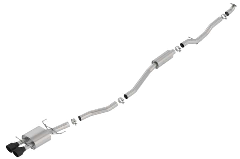 Borla — Borla 17-19 Honda Civic SI Sedan 1.5L Turbo MT FWD 4DR Catback S-TYPE w/ Ceramic Black Tips
Cat-Back System - view 1