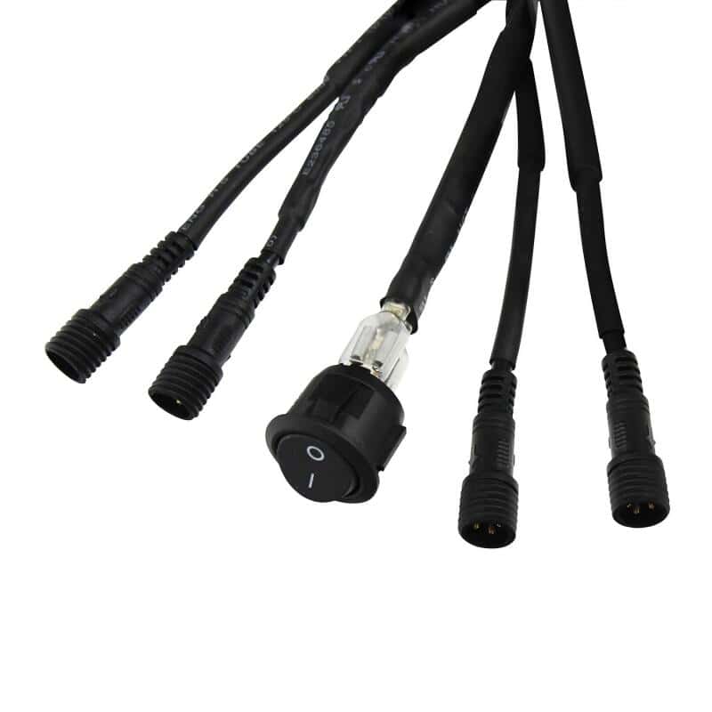 Westin — Westin Universal LED Rock Light Kit - 4 Lights - 14ft 9in Wiring Harness & Switch - Black
Offroad/Racing Lamp - view 10