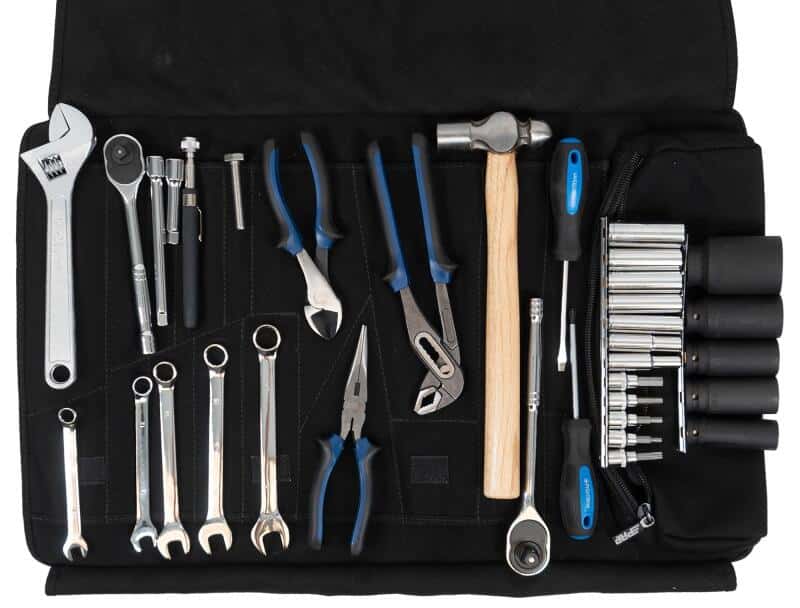 PRP Seats — PRP Kawasaki KRX Roll Up Tool Bag w/ 35pc Tool Kit - view 2