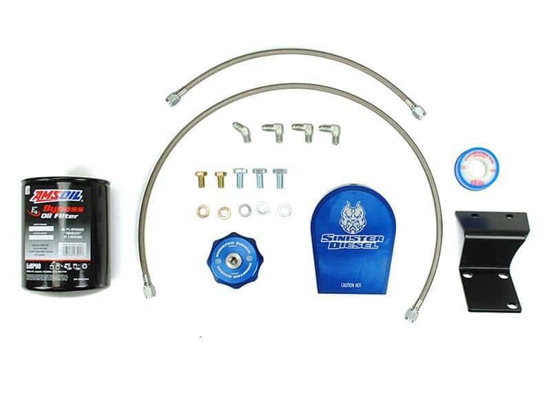 Sinister Diesel — Sinister Diesel 13-20 Ram 2500/3500 6.7L Cummins Bypass Oil Filter System
Oil Filtration Kit - view 3