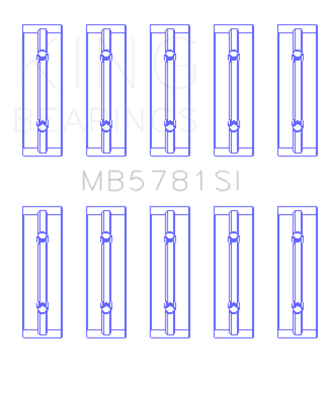 King Engine Bearings — King Engine Bearings Nissan Mr18DE/Mr20DE Renault M4R 700/01/04 (Size +0.50mm) Main Bearing Set
Engine Bearing - view 1