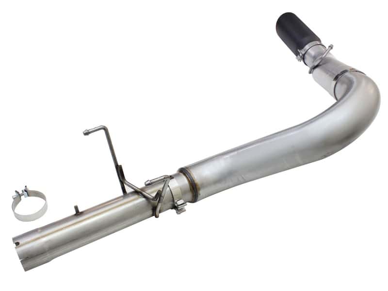 aFe — aFe MACHForce XP Exhaust Large Bore 5in DPF-Back Alu. 13-15 Dodge Trucks L6-6.7L (td) *Black Tip
DPF-Back Exhaust - view 2