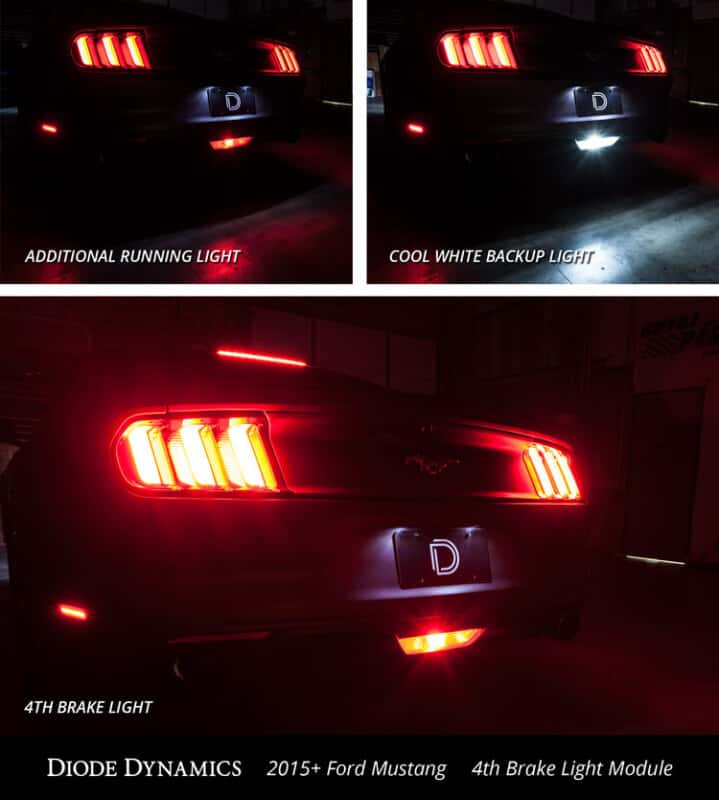 Diode Dynamics — Diode Dynamics 15-21 Ford Mustang 4th Brake Light - view 3