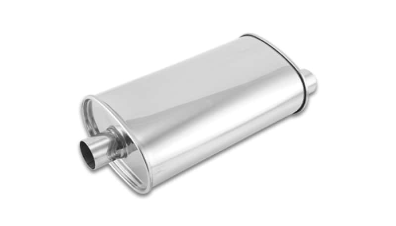 Vibrant — Vibrant StreetPower Oval Muffler - 2in Inlet/Dual Outlet (Center In - Offset Out)
SSPerfMuffler(2"x2")
Muffler - view 1