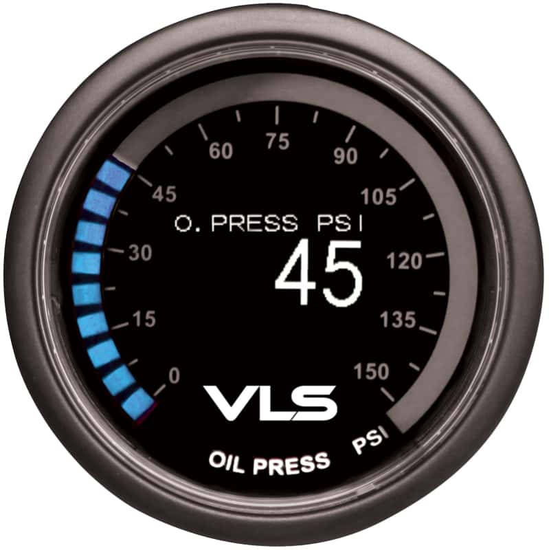 Revel — Revel VLS 52mm 0-150PSI Digital OLED Oil Pressure Gauge - view 1