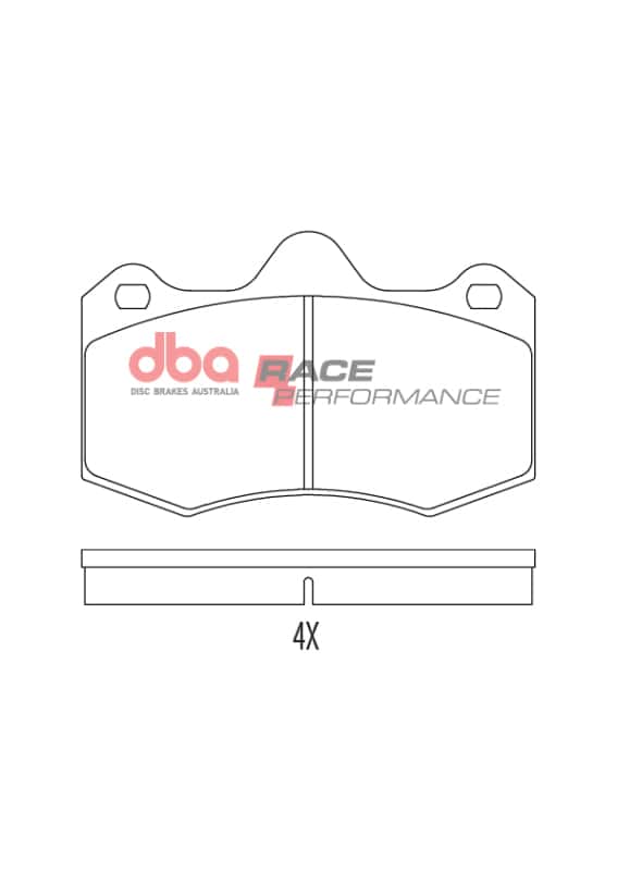 DBA — DBA 10-15 Lotus Evora Front RP Performance Brake Pads
Brake Pad - view 1