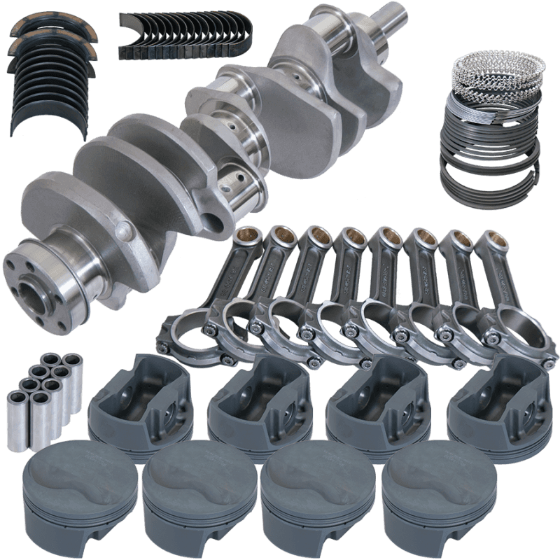 Eagle — Eagle Ford 351W 4.000in Crank 6.250in I-Beam Rods -6.6cc Flat Top 4.030in Pistons Rotating Assembly
Pro Street Assembly - view 1