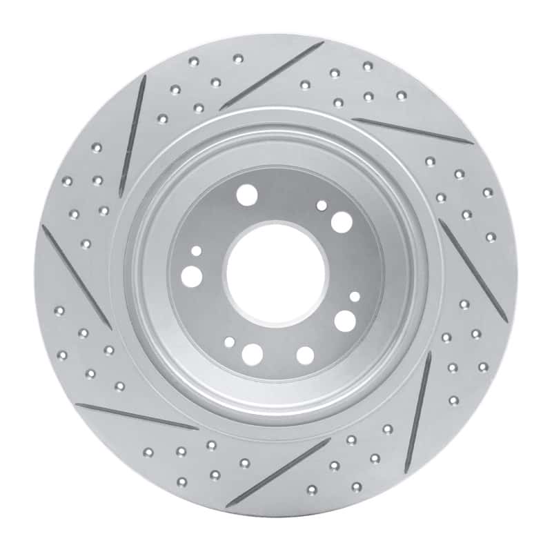 R1 Concepts — R1 09-14 Acura Tl Rear Right Drilled & Slotted Geo-Carbon Rotor - view 5