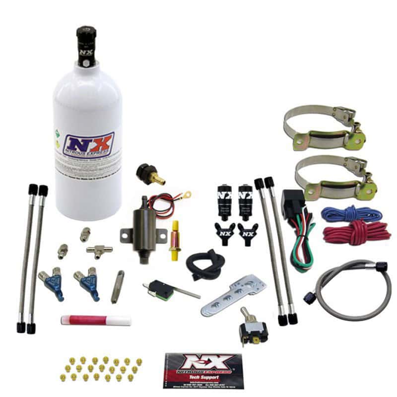 Nitrous Express — Nitrous Express 2 Cyl Piranha Nitrous Kit w/2.5lb Bottle
Injection System Kit
N2OSys - view 3