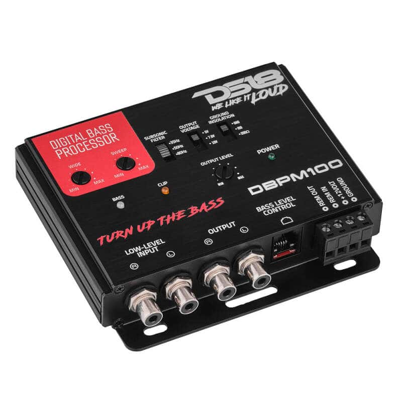 DS18 — DS18 2-Channel Low Level Input and 2-Channel Output Digital Bass Processor - view 4