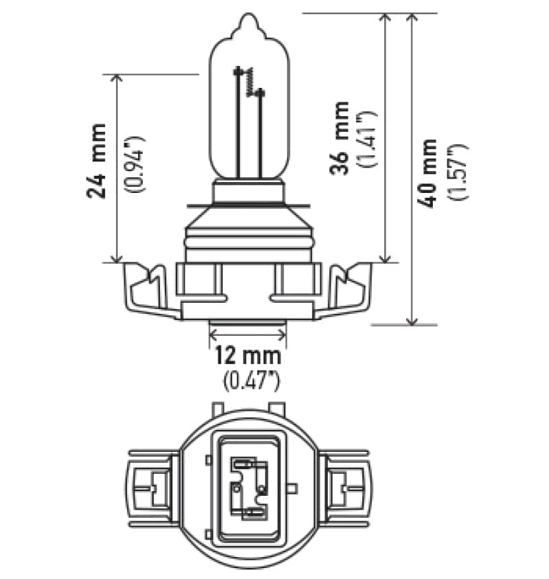 Hella — Hella H16/9009 12V 35W Xenon White XB Bulb (Pair)
H16 Halogen Bulb - view 14