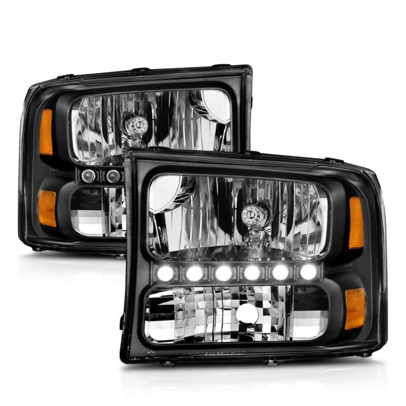 ANZO — ANZO 2000-2004 Ford Excursion Crystal Headlights Black w/ LED 1pc
Head Light Set
HdLtSet - view 9