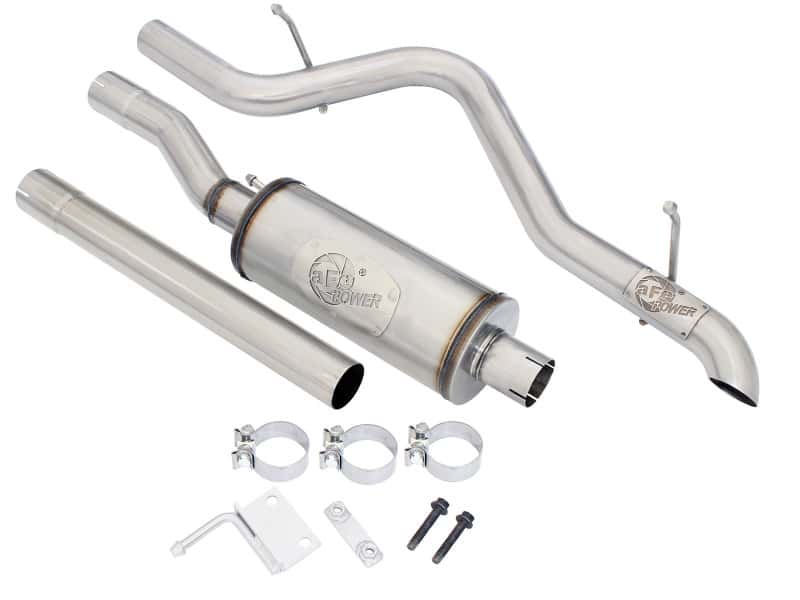 aFe — aFe MACHForce XP 2.5in SS-409 Cat-Back Exhaust 07-16 Jeep Wrangler (JK) V6-3.6L/3.8L (2-4 Door)
Cat-Back Exhaust - view 6