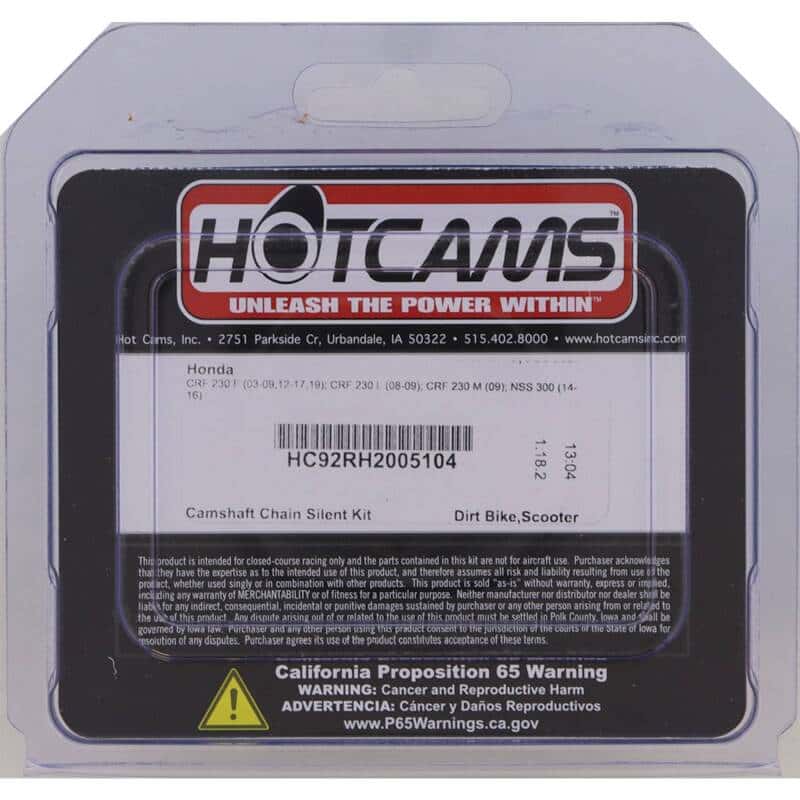 Hot Cams — Hot Cams 03-09/12-17/2019 CRF 230 F/08-09 CRF 230 L Camshaft Chain Silent Kit - view 4