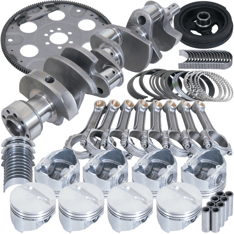 Eagle — Eagle Chevrolet 350 Balanced 1Pc Rear Seal Rotating Assembly Kit .040 Bore Dome 153 Tooth Flex Plate
Bal Str & Strip Assy - view 1