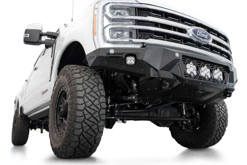 Addictive Desert Designs — Addictive Desert Designs 2023+ Ford F-250/F-350 Bomber Front Bumper (w/ 3 Baja Designs LP6 Mounts)
Bumper- Front - view 13