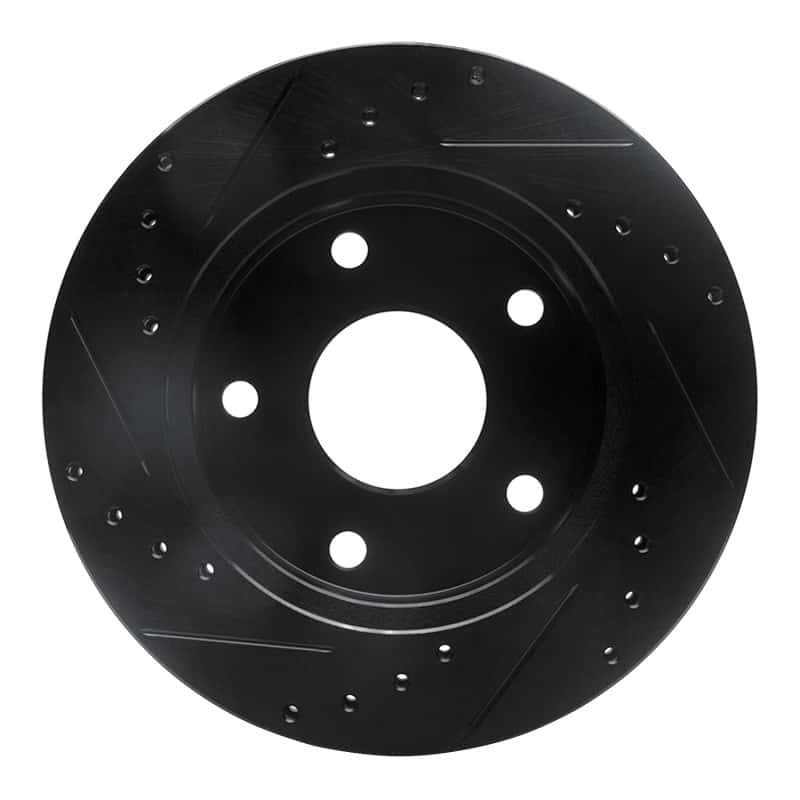 R1 Concepts — R1 94-99 Dodge Ram 1500 Pickup Front Right Drilled & Slotted Black Brake Rotor
R1 Brake Rotor Drill - view 5