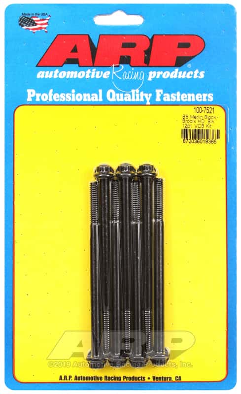 ARP — ARP Merlin block, Brodix head BB 12pt valve cover bolt kit - view 1