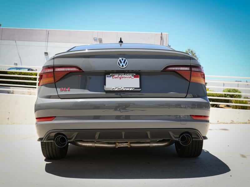 aFe — aFe 19-21 VW Jetta GLI (MKVII) L4-2.0L (t) MACH Force-Xp 304 SS Cat-Back Exhaust System Blue Tips
Cat-Back Exhaust - view 4