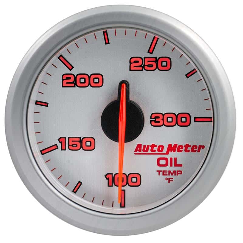 AutoMeter — Autometer Airdrive 2-1/6in Oil Temp Gauge 100-300 Degrees F - Silver
GA 2" OILT ARDRV SLV - view 3
