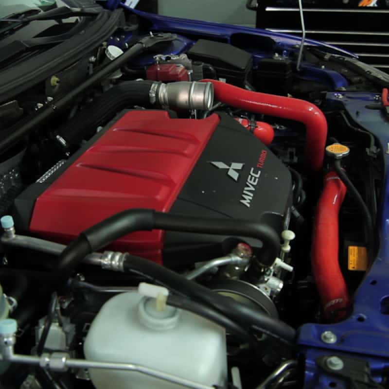 Mishimoto — Mishimoto Mitsubishi EVO X Red Silicone Hose Kit
Coolant Hose Kit - view 3