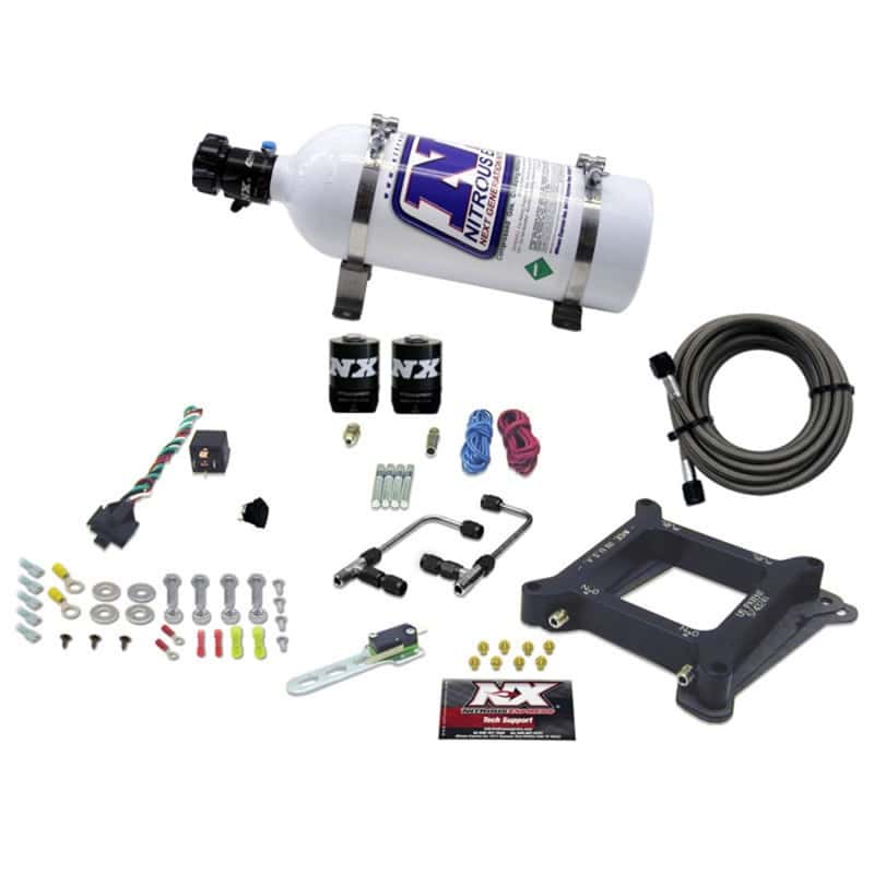 Nitrous Express — Nitrous Express 4150 Gemini Stage 6 Alcohol Nitrous Kit (50-300HP) w/5lb Bottle
Injection System Kit
N2OSys - view 1