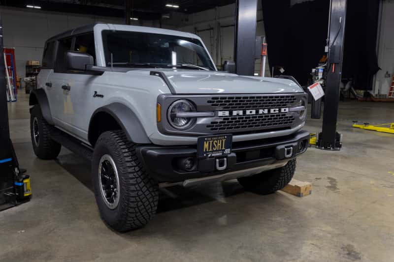 Mishimoto — Mishimoto 2022+ Ford Bronco Capable Bumper License Plate Relocation
Plate Relocation Kit - view 7