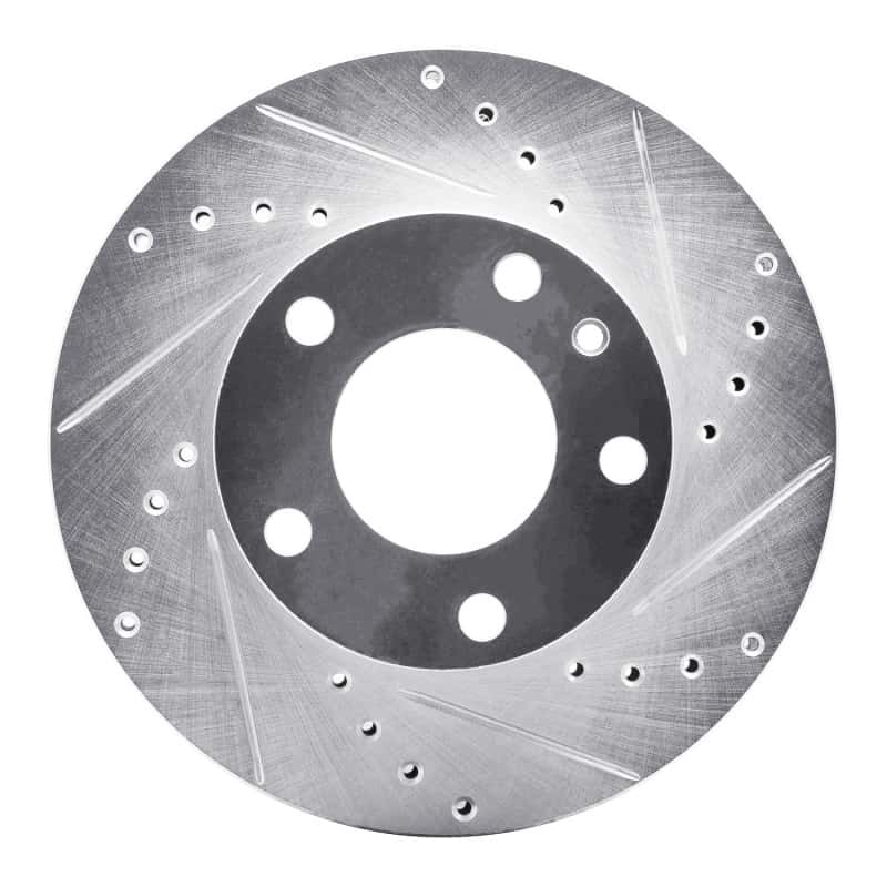 R1 Concepts — R1 82-86 BMW 735I Front Right Drilled & Slotted Silver Brake Rotor
R1 Brake Rotor Drill - view 1