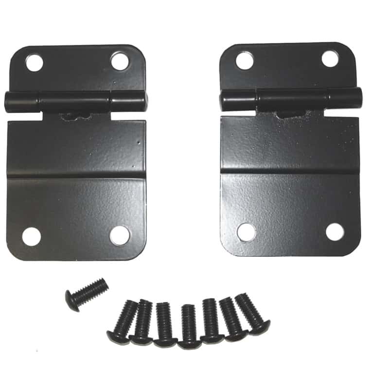 Rugged Ridge — Rugged Ridge 76-86 Jeep CJ Black Lower Tailgate Hinge Set
OFFROAD_EXTERIOR - view 1