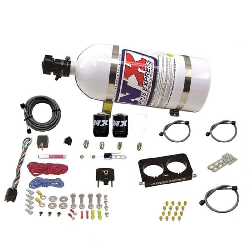 Nitrous Express — Nitrous Express 96-04 Ford Mustang Cobra 4 Valve (Stock TB) Nitrous Kit (50-300HP) w/10lb Bottle
Injection System Kit
N2OSys - view 2
