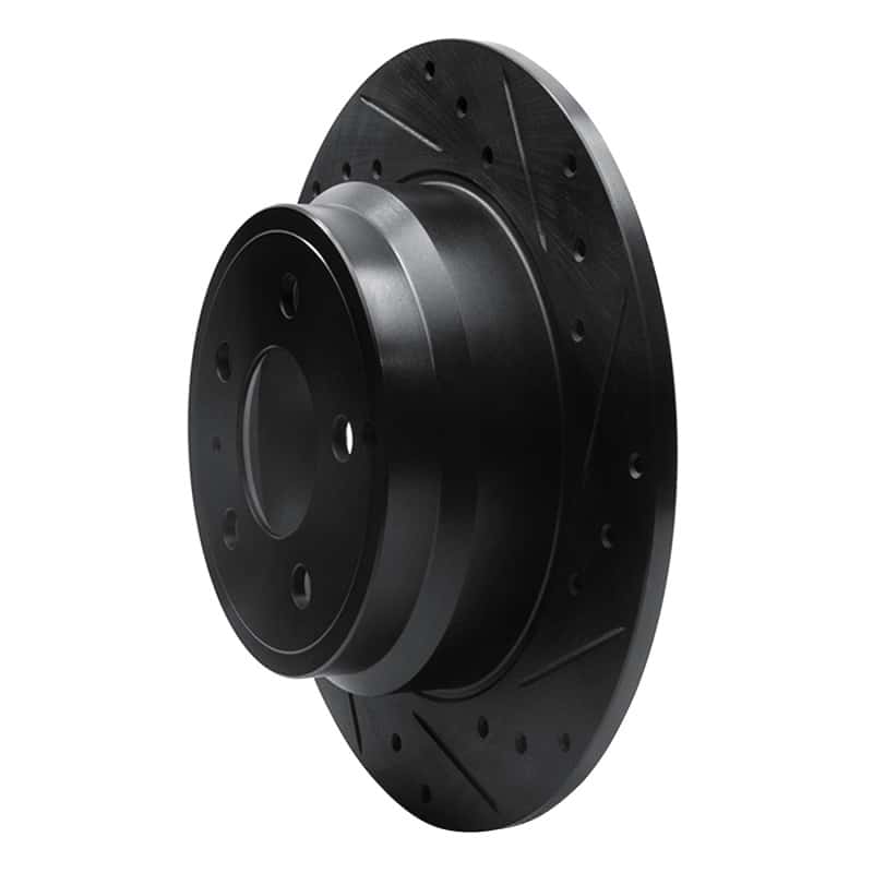 R1 Concepts — R1 96-04 Volvo C70 Rear Right Drilled & Slotted Black Brake Rotor
R1 Brake Rotor Drill - view 2
